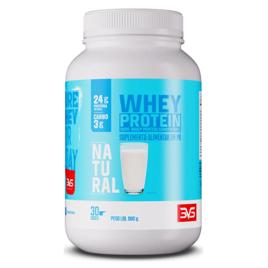 100% Whey Protein Concentrado 900g Sabor Natural - Proteína 100% Pura - 3VS Nutrition
