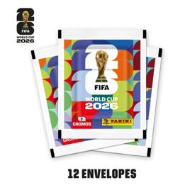 Blister com 12 Pacotes de Figurinhas Copa do Mundo FIFA 2026 EUA