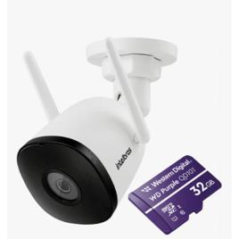 Câmera Inteligente Full HD iM5 SC com MicroSD 32GB Branca Intelbras
