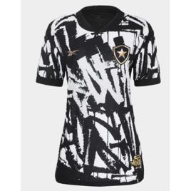 Camisa Botafogo IV 25/26 Torcedor Reebok Feminina - Preto