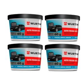 4 Cheirinho Carro Aromatizante Odorizador Automotivo Wurth 60g