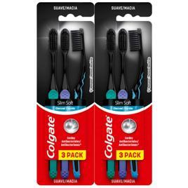 Colgate Escova De Dente Slim Soft Black 6 Unid