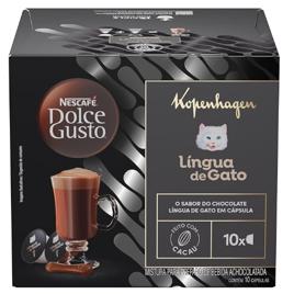 Achocolatado em Cápsula Nescafé Dolce Gusto Kopenhagen Língua de Gato 10 cápsulas