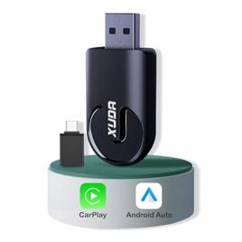 Adaptador Carplay e Android Auto Sem Fio Wireless Usb, Bluetooth 5.0 Premium