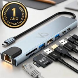 Hub USB 5 Em 1 Ugreen - Usb-c Para 3 Usb + Hdmi 4k + Tipo-c 100w