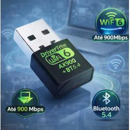 Adaptador USB WiFi 6 Bluetooth