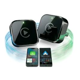 Adaptador Wireless Carplay Android Auto Sem Fio Usb 2x1 2026
