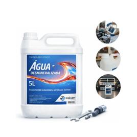 Água desmineralizada Galão 5l P/todos Veículos Motor Bateria