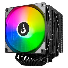 Air Cooler Gamer Rise Mode Storm 8 Black, ARGB, AMD/Intel, 120mm, Preto