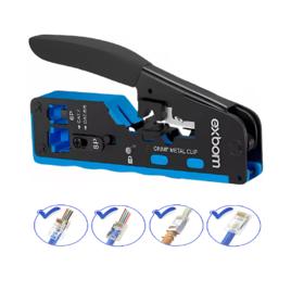Alicate Multifuncional Crimpagem Vazado Rj45/rj11/12 Cat7 Ez Profissional