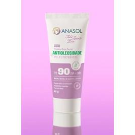 Anasol Protetor Solar Facial Antioleosidade Sensitive Todo Santo Dia FPS90 40g