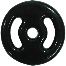 Anilha Emborrachada 02Kg Polimet Unissex Preto