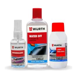 Water Off Cristalizador + Anti Embaçante + Limpa Para Brisa