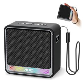 AOC ACS2311 Caixa de Som Portátil, Caixa de Som Bluetooth, à Prova d'Água IPX5, 12 Horas de Reprodução