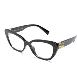 Armação de óculos gatinho com logo Miu Miu Eyewear