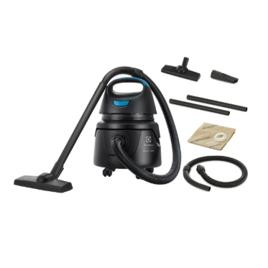 Aspirador Água Pó Electrolux Compacto Potente Função Sopro 1400W 12L Total 5L Útil Protetor Térmico AWD01