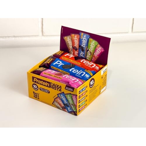 Banana Brasil - Barra de Proteínas Sabores Sortidos - (12 Unidades de 30g) Caixa Mista