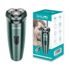 Barbeador Eletrico 2 Em 1 Aparador De Pelo Ergonomico Usb 2h Cor Verde