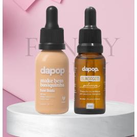 Base Fluida Make Basiquinha Dapop E Blindagem de Maquiagem Primer Fixador Diluidor