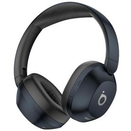 Basike Fone de Ouvido Bluetooth, ANC Cancelamento de Ruído Ativo Headphone, 30 Horas de Reprodução - Azul
