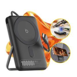 Basike Mini Power Bank Magnético Por Indução 10.000mah Magsafe