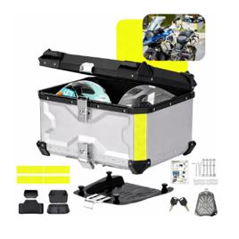 Bau Para Moto 65l Alumínio Base Universal Top Case Maletero