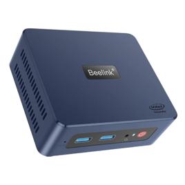 Beelink Mini PC W 11 Pro, Mini S computador desktop com processador de 4 núcleos de 11ª geração N5095, 8GB DDR4 RAM 256GB SSD Micro PC, HDMI duplo 4K @60Hz WiFi5