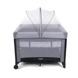 Berço Cercado Portátil Para Bebê Sleep até 18Kg Cinza Voyage