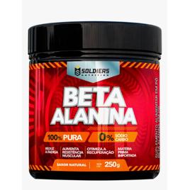 Beta Alanina Pura 250g Soldiers Nutrition Treino Performance Força