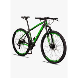 Bicicleta Aro 29 Dropp Z3 Câmbio Shimano 21 Vel Freio Discos Cor Preto/Verde Tamanho Do Quadro 17