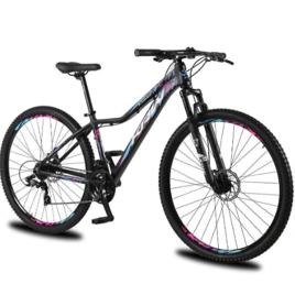 Bicicleta Aro 29 KRW Alumínio 24 Velocidades Freio A Disco Suspensão  dianteira Mountain Bike KR1