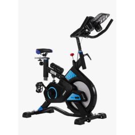 Bicicleta Ergométrica Spinning Mecanica 13kg Vmax Odin Fit Cor Preta + Azul