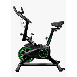 Bicicleta Ergométrica Spinning Sp50 Preto E Vermelho Cor Verde