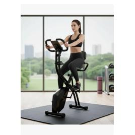 Bicicleta Ergométrica Vertical Bike Fitness Spinning Inércia Preto 1.2v