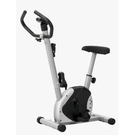 Bicicleta Ergométrica Vertical Preta E Cinza Residencial Lft Cor Preto Bateria