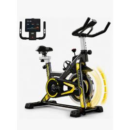 Bicicleta Spinning Romantic Crown Preto Roda Inércia 10kg