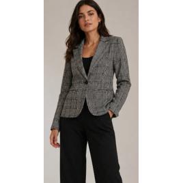Blazer Basico Feminino Xadrez