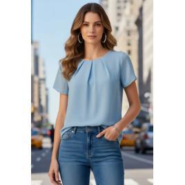 Blusa Feminina Crepe Leve Confortável Social