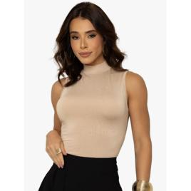 Blusa Regata Gola Alta Feminina