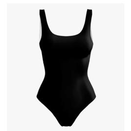 Body Maiô Feminino Moda Praia Natação Suplex Premium Liso