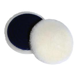 Boina de Polimento Lã 5" 125mm Corte Agressivo Velcro KaQi