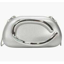 Bolsa Clutch De Festa Casamento Alça Corrente Dourada Jantar