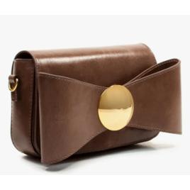 Bolsa Couro Marrom Cecconello