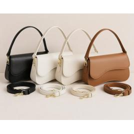 Bolsa Feminina Baguete Pequena Luxo Festa Transversal