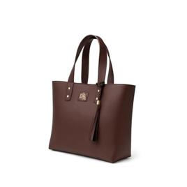 Bolsa Feminina em Couro Ecológico Grande com Alça Moderna e Versatil para o dia-a-dia.(Marrom)