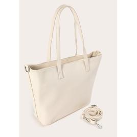 Bolsa tote lovely feminina grande - Off-white