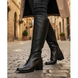 Bota Cano Longo Couro Bottero