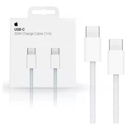 Cabo Carregador Iphone 60w Original 15 16 17 Pro Max Usb-c Branco