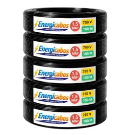 Cabo Flexível 1,5mm Rolo 100 Metros Unipolar 750v