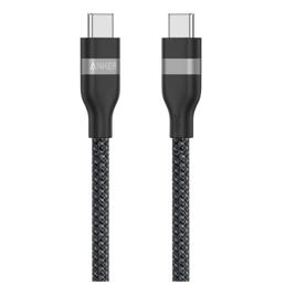 Cabo USB-C Anker Nano 240W (Tipo C) PD 3.2/3.1 Carga Super Rápida Trançado Reciclado 0,9m Cor Preto para iPhone